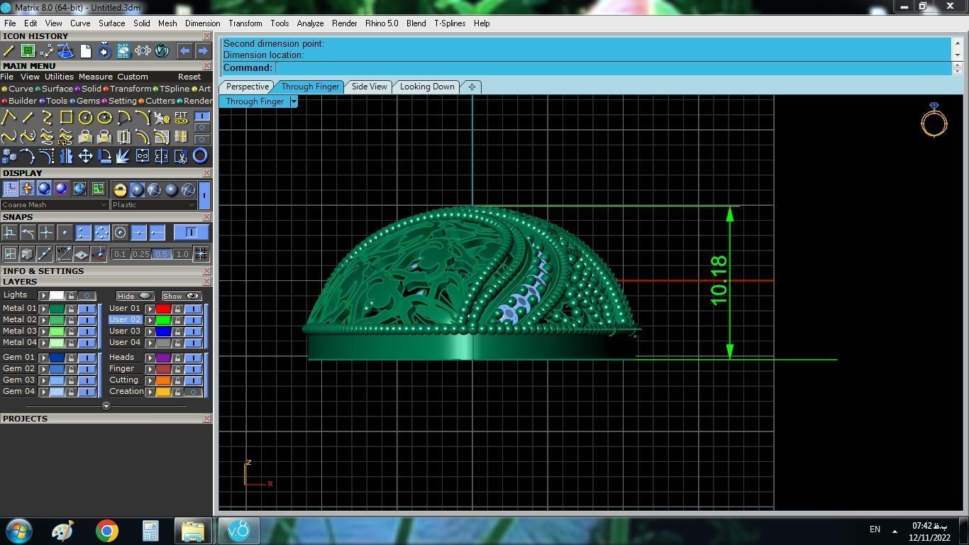 Traditional Gold Set 3D print model_14