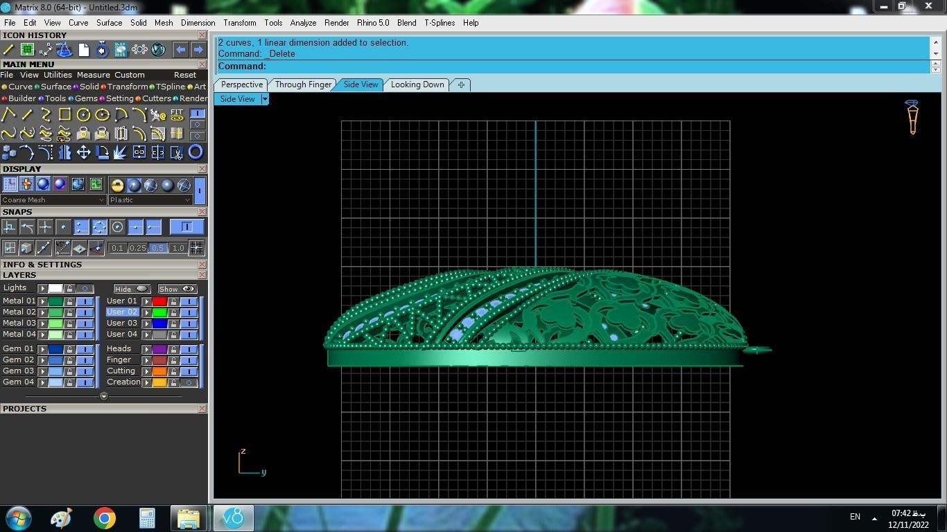 Traditional Gold Set 3D print model_17