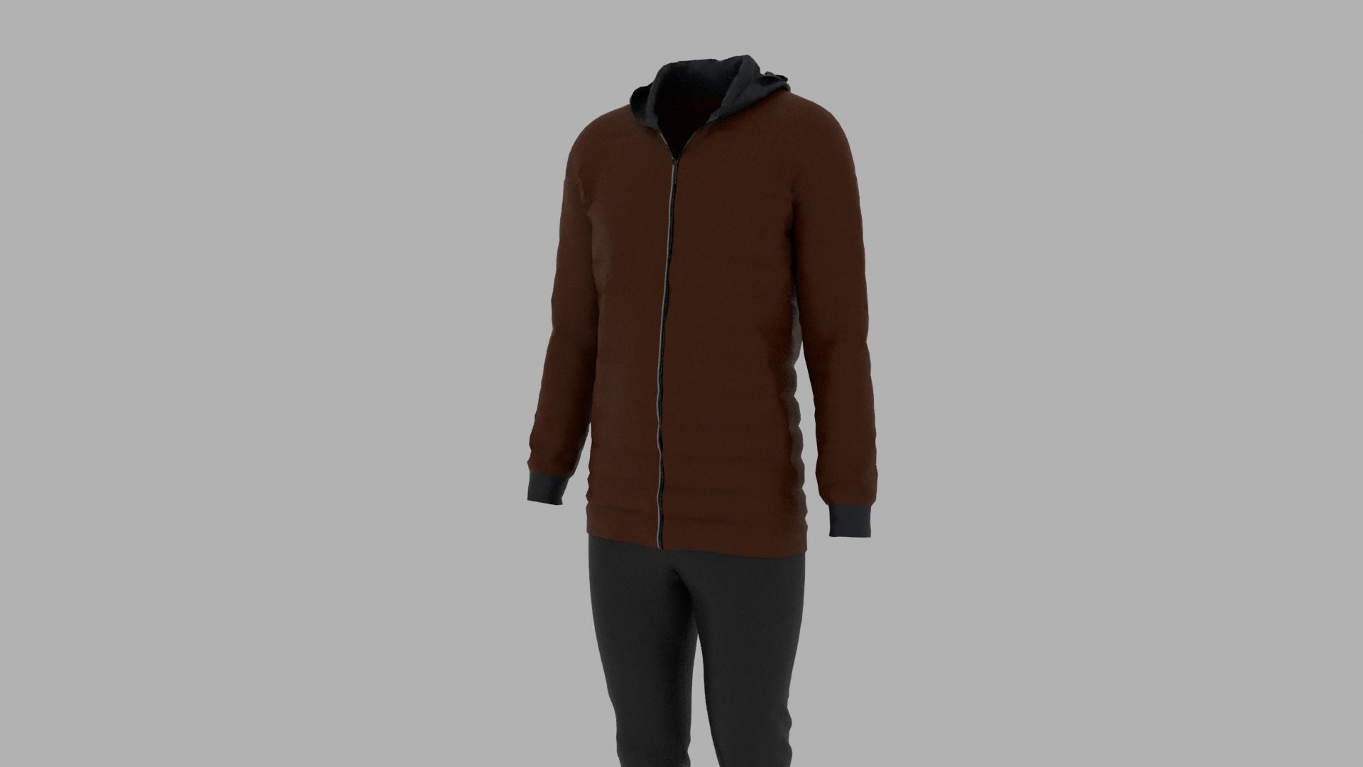 Sport Suit Low-poly 3D model_7