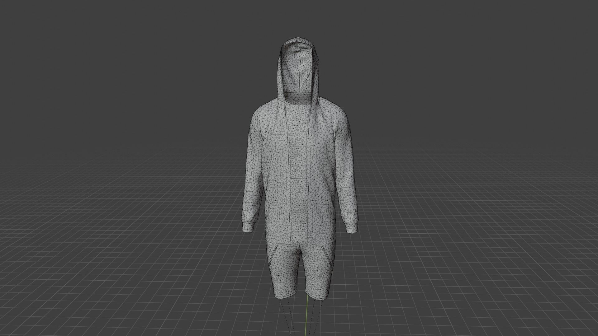Sport Suit Low-poly 3D model_8