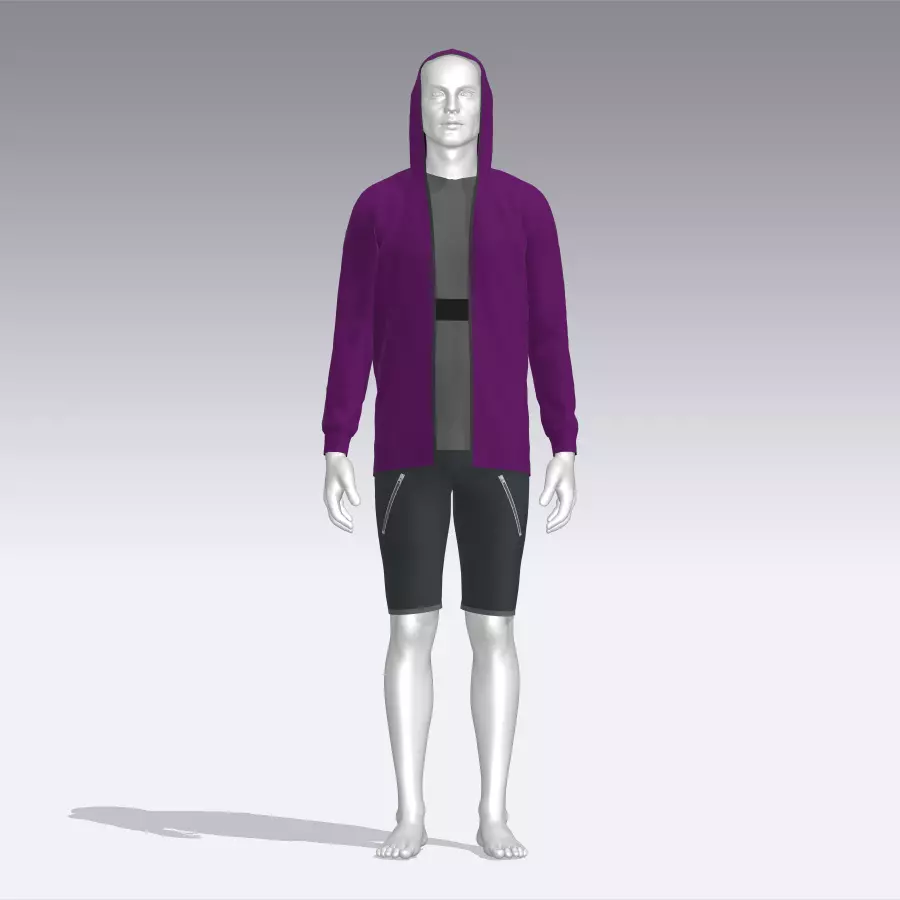 Sport Suit Low-poly 3D model_0