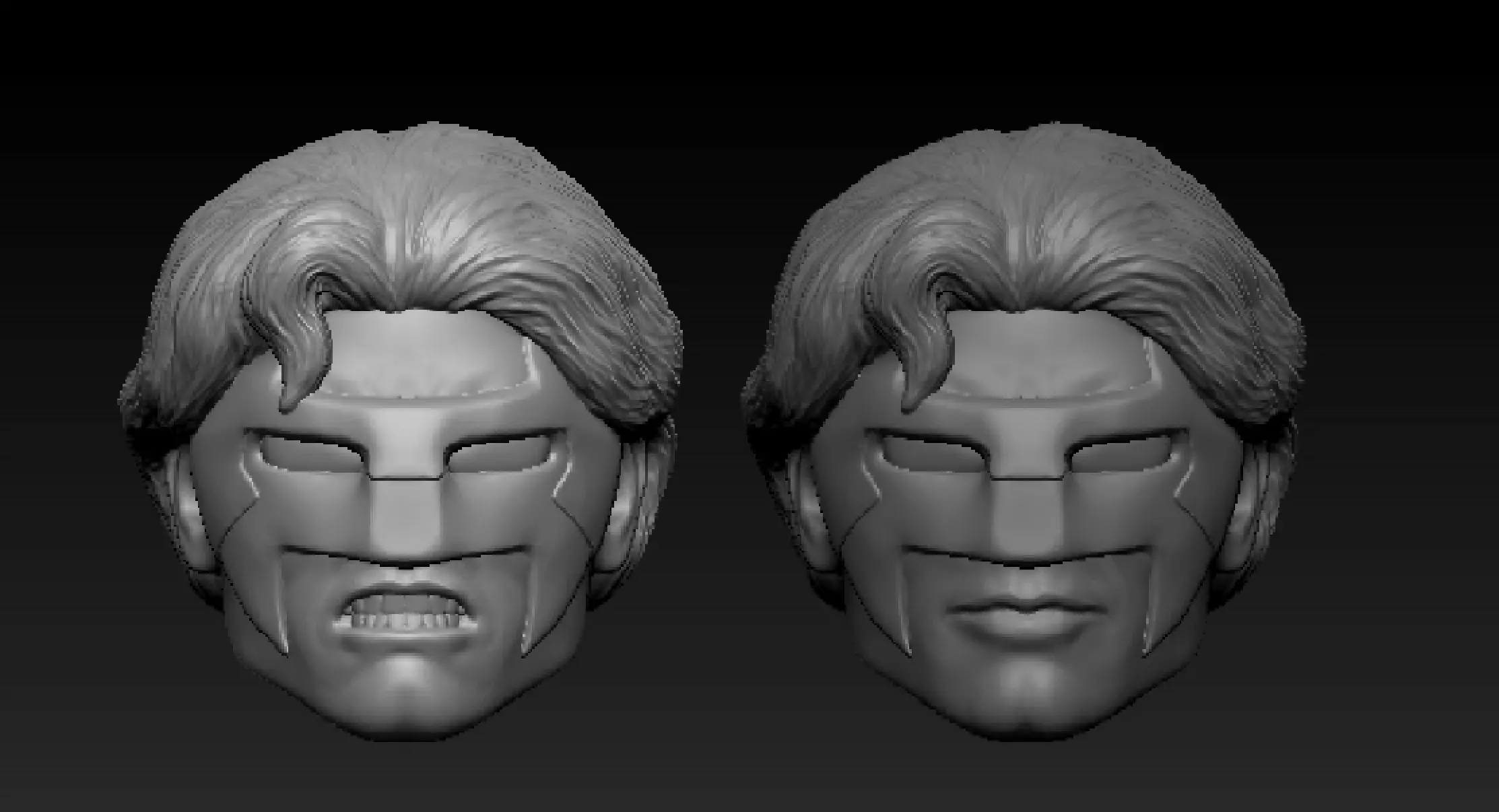 GL KR Heads Bundle  3D print model_0