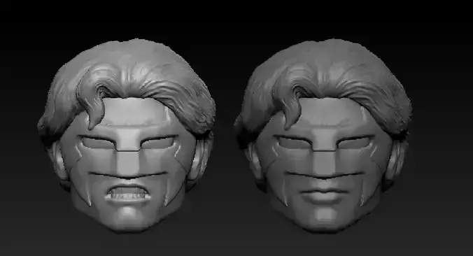 GL KR Heads Bundle  3D print model