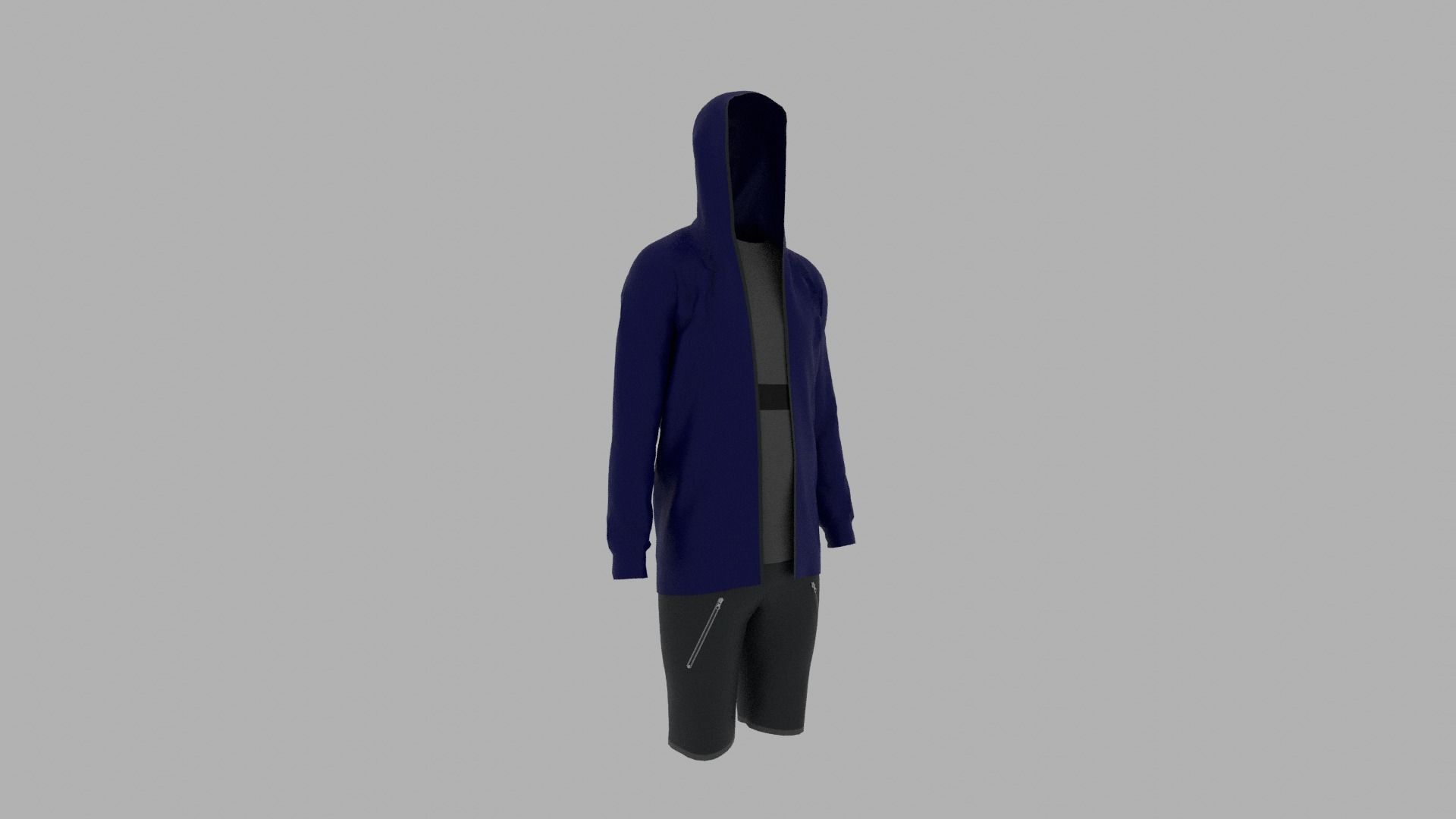 Sport Suit Low-poly 3D model_6