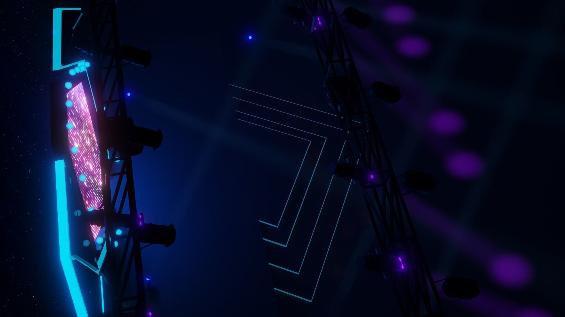 Concert stage 3D model_10