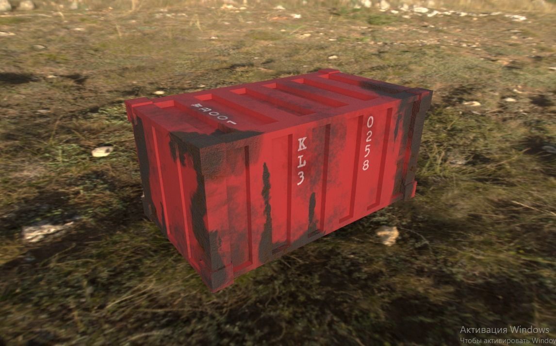 Custum cases ready for game Low-poly 3D model_3