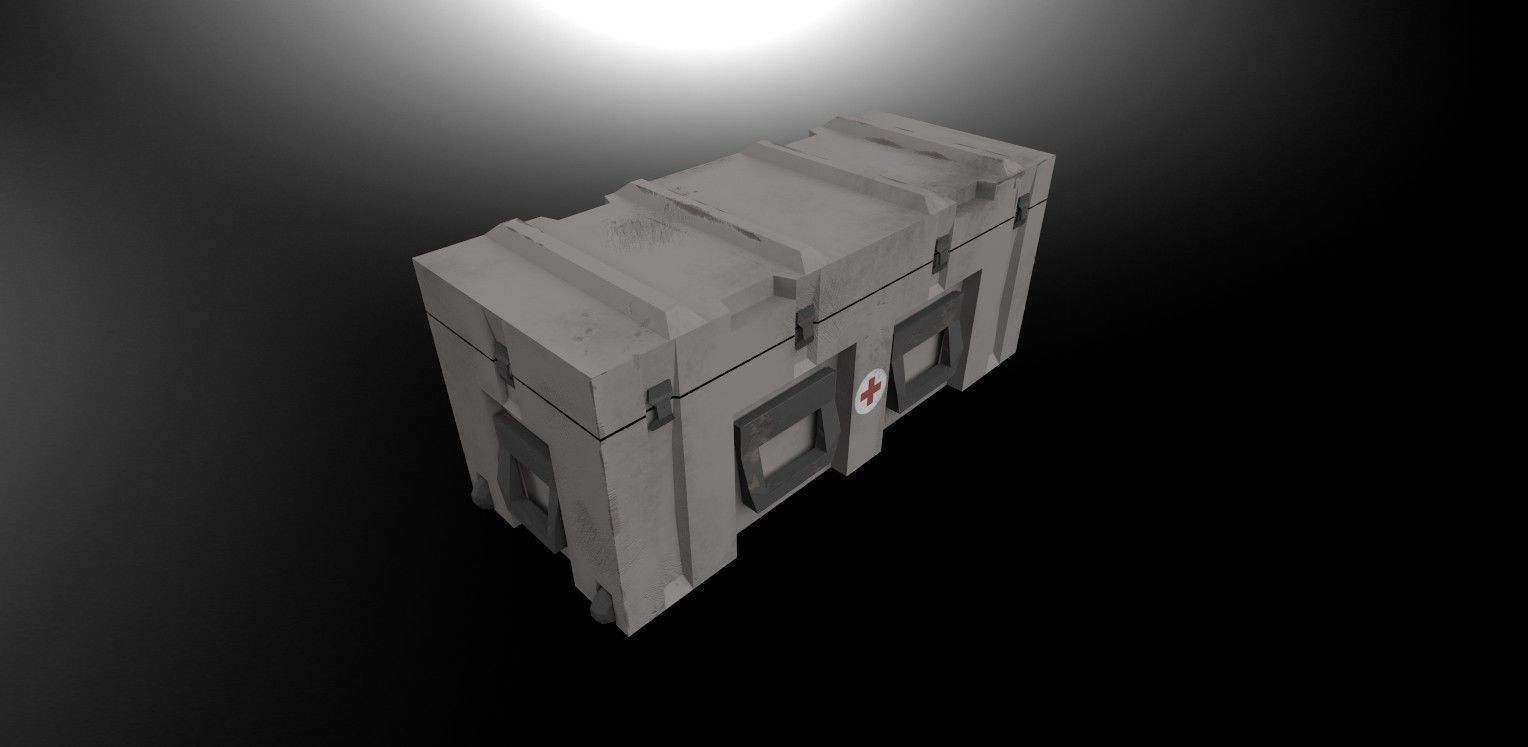 Custum cases ready for game Low-poly 3D model_6