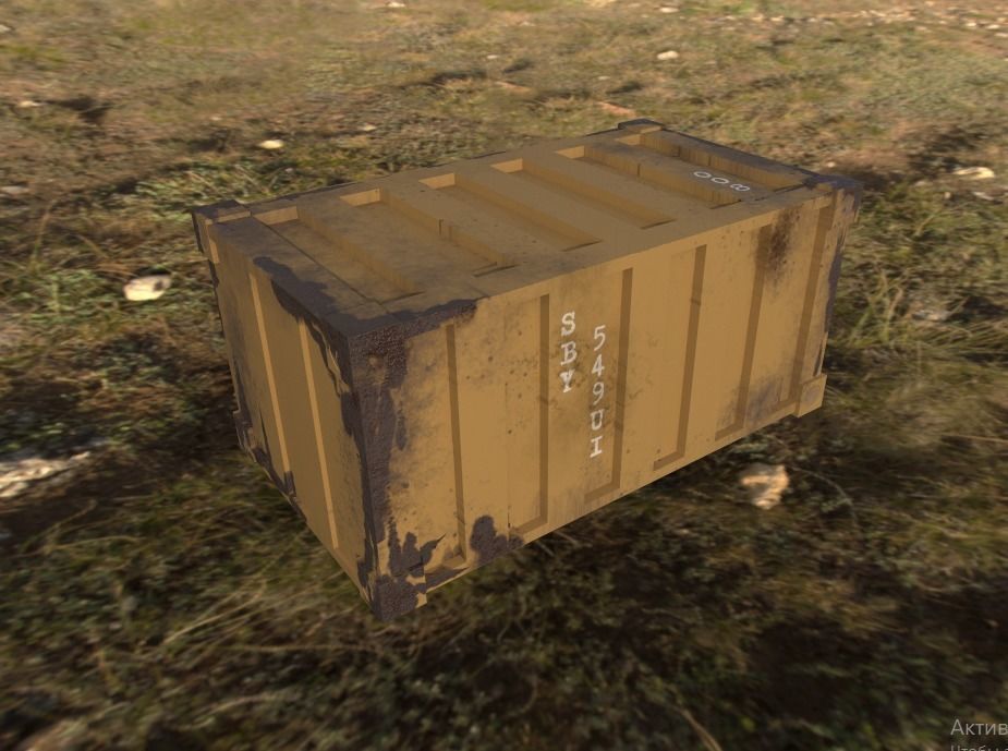 Custum cases ready for game Low-poly 3D model_5