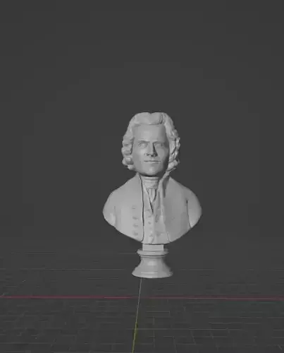 Jean Jacques Rousseau 3D print model