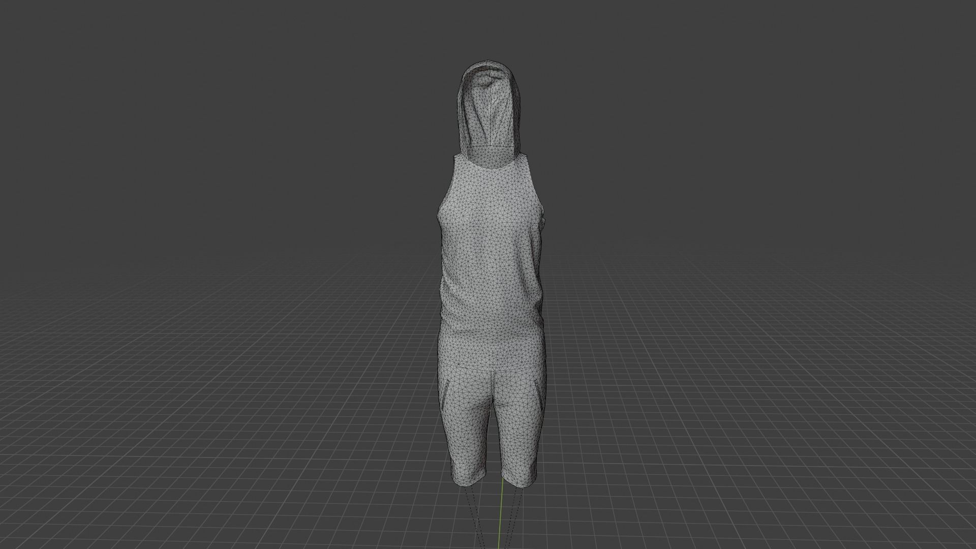 Sport Suit Low-poly 3D model_8