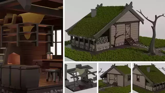 Hunter house  3D model  Free 3D model