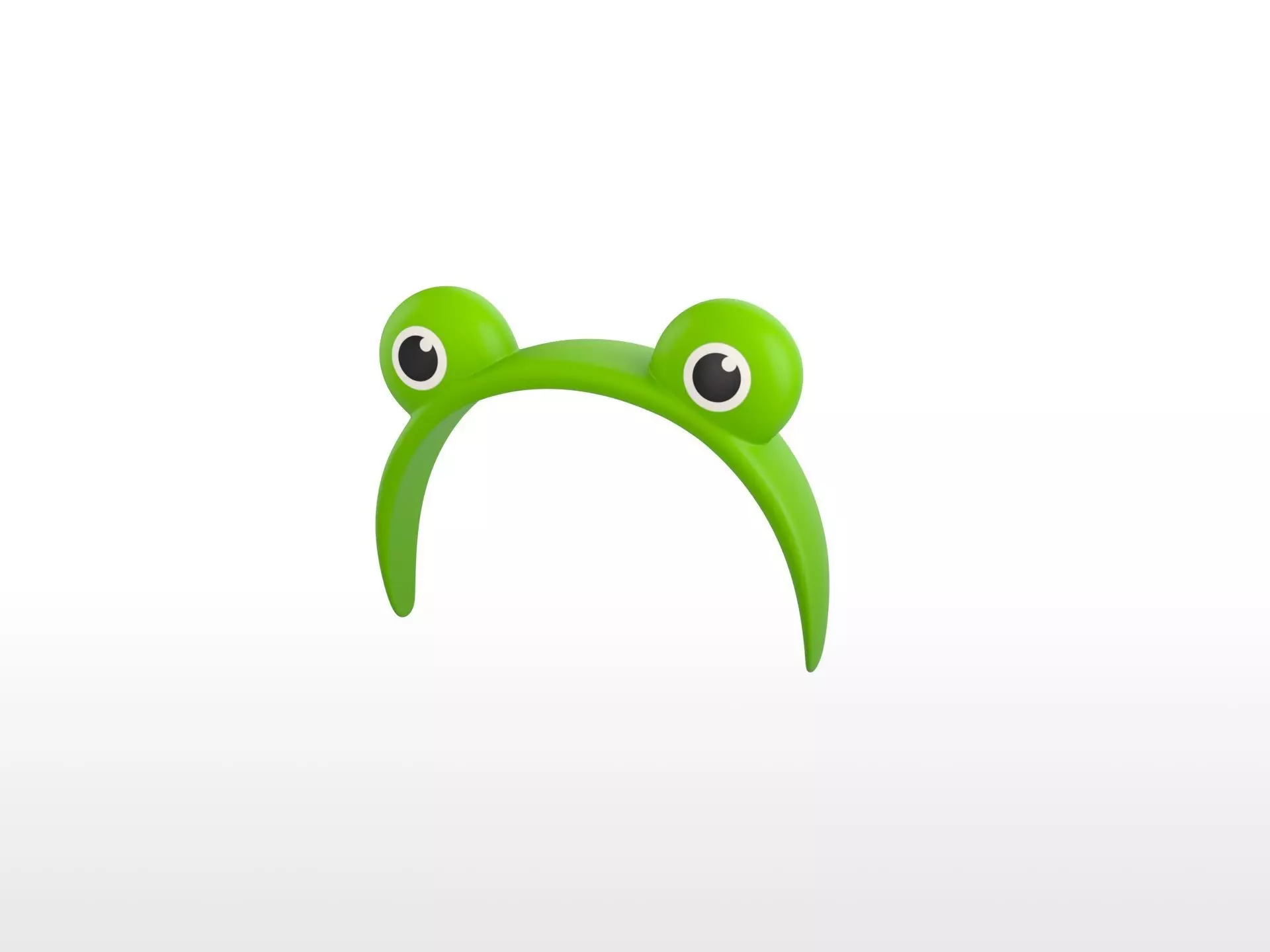 Headband002 Frog Headband 3D model_0