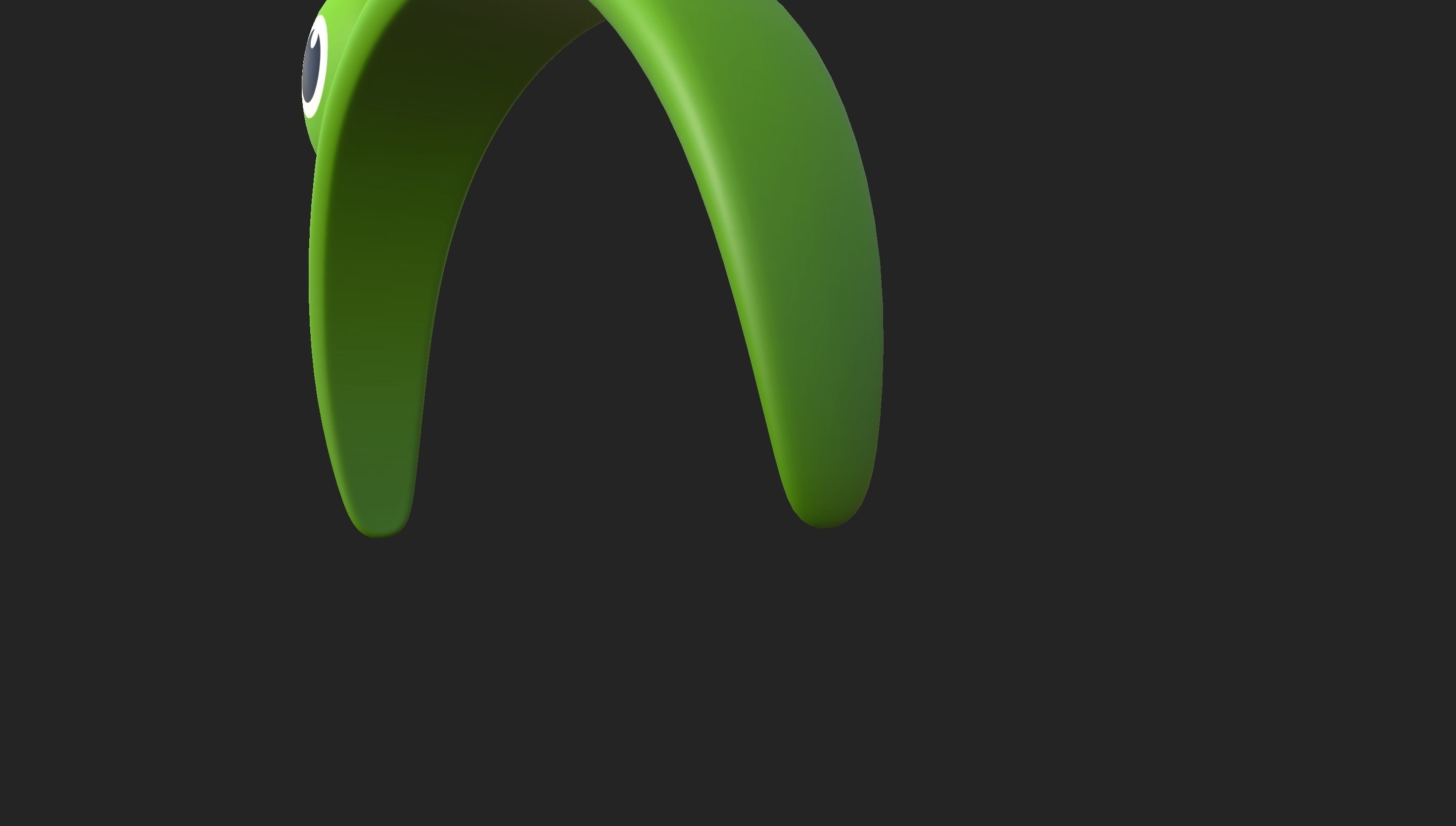 Headband002 Frog Headband 3D model_11