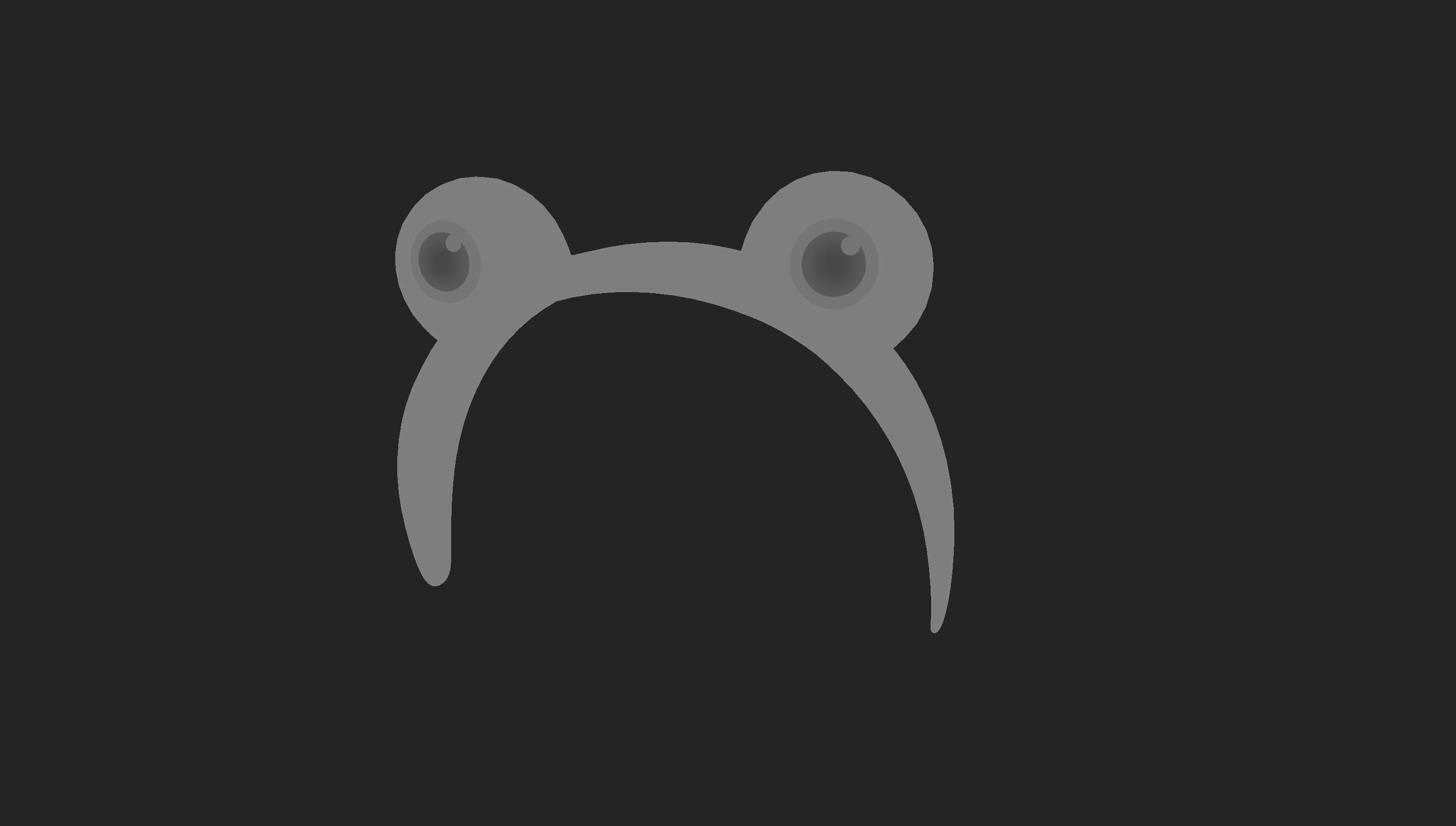 Headband002 Frog Headband 3D model_18