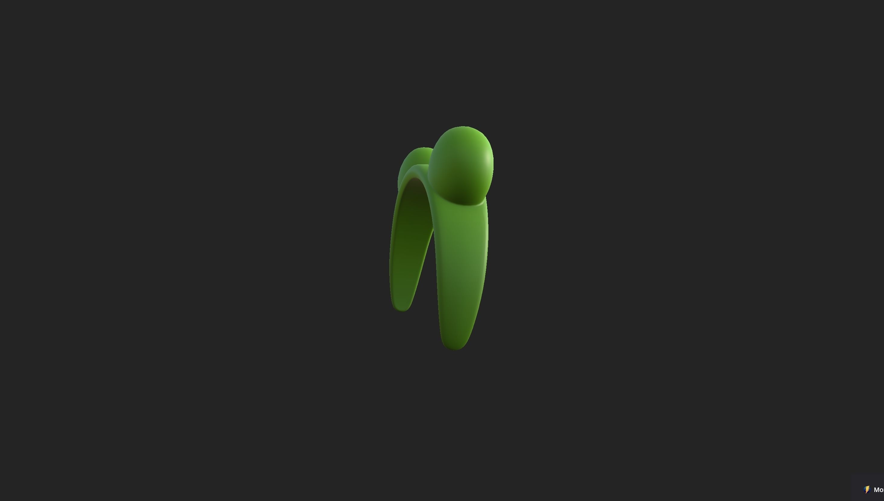 Headband002 Frog Headband 3D model_26