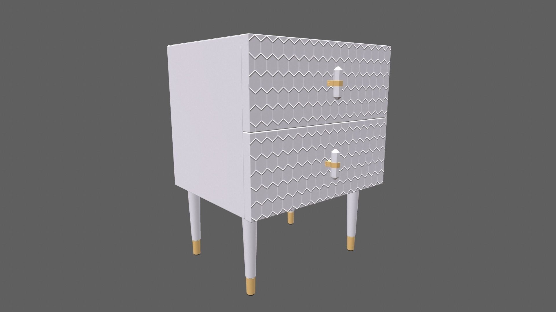 Side Table 3D Model 3D model_3