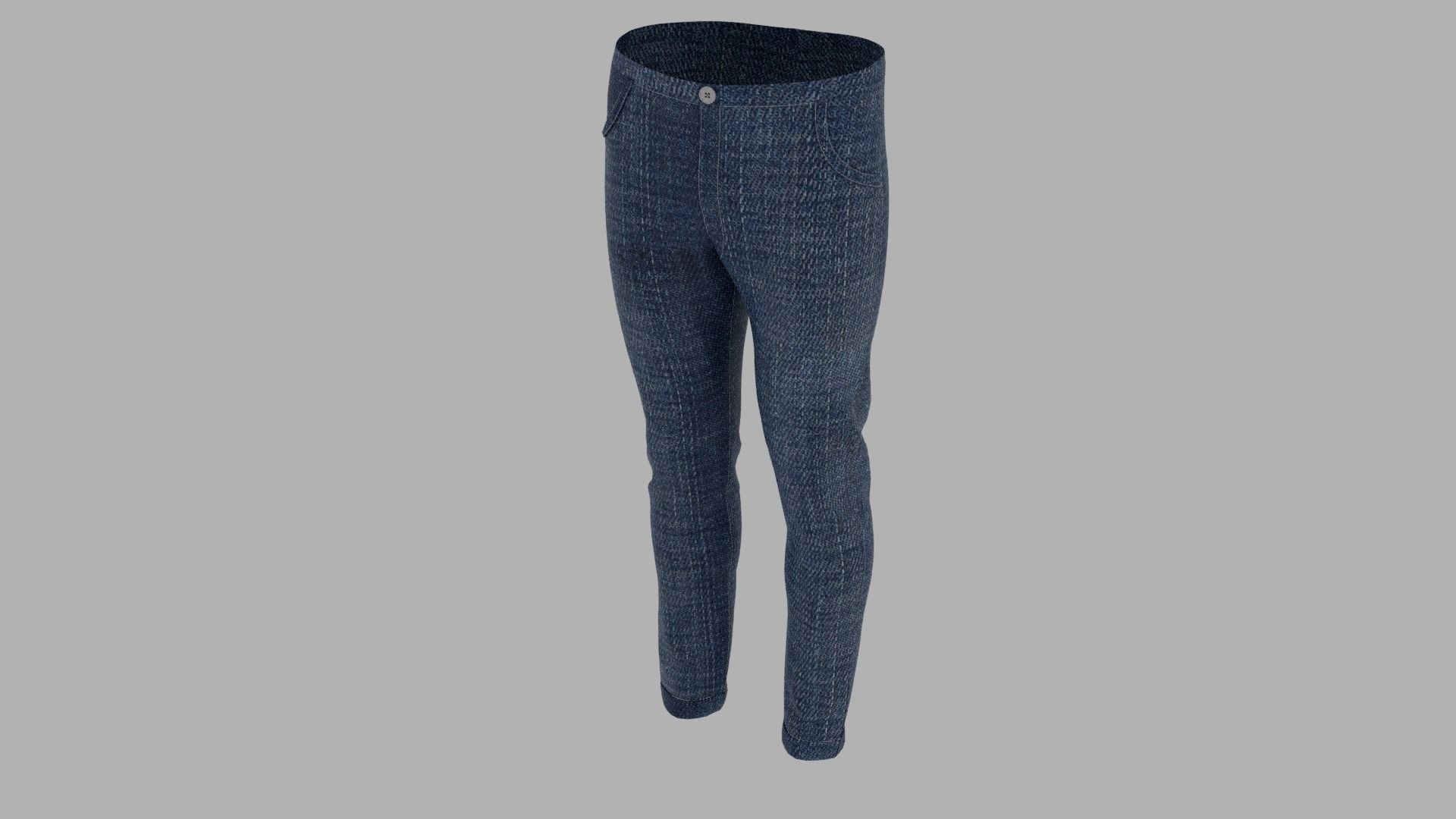 Pants mannequin wearing Low-poly 3D model_5