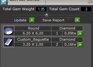 Round diamond signet ring 3413 3D print model 3D print model_8