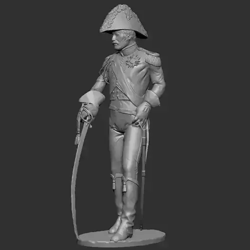 Napoleonic General Grand Officer - Grande Armee 3D print model