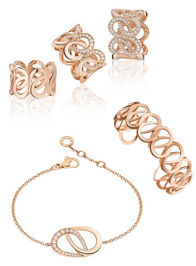 YD235 rose gold ring with diamonds 3D print model_10