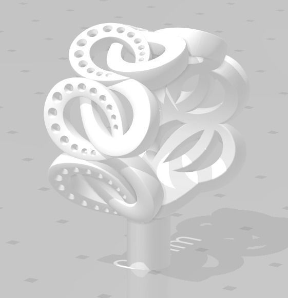 YD235 rose gold ring with diamonds 3D print model_14