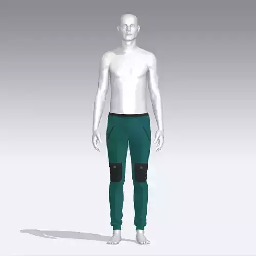 Pants mannequin wearing leggings