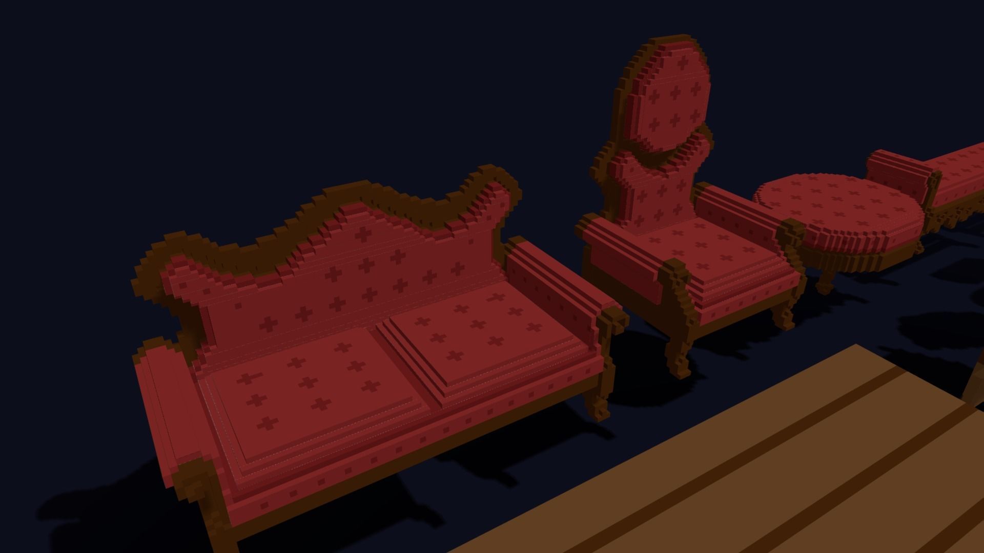 Props Pack - 3D Voxel Interior Models Low-poly 3D model_3