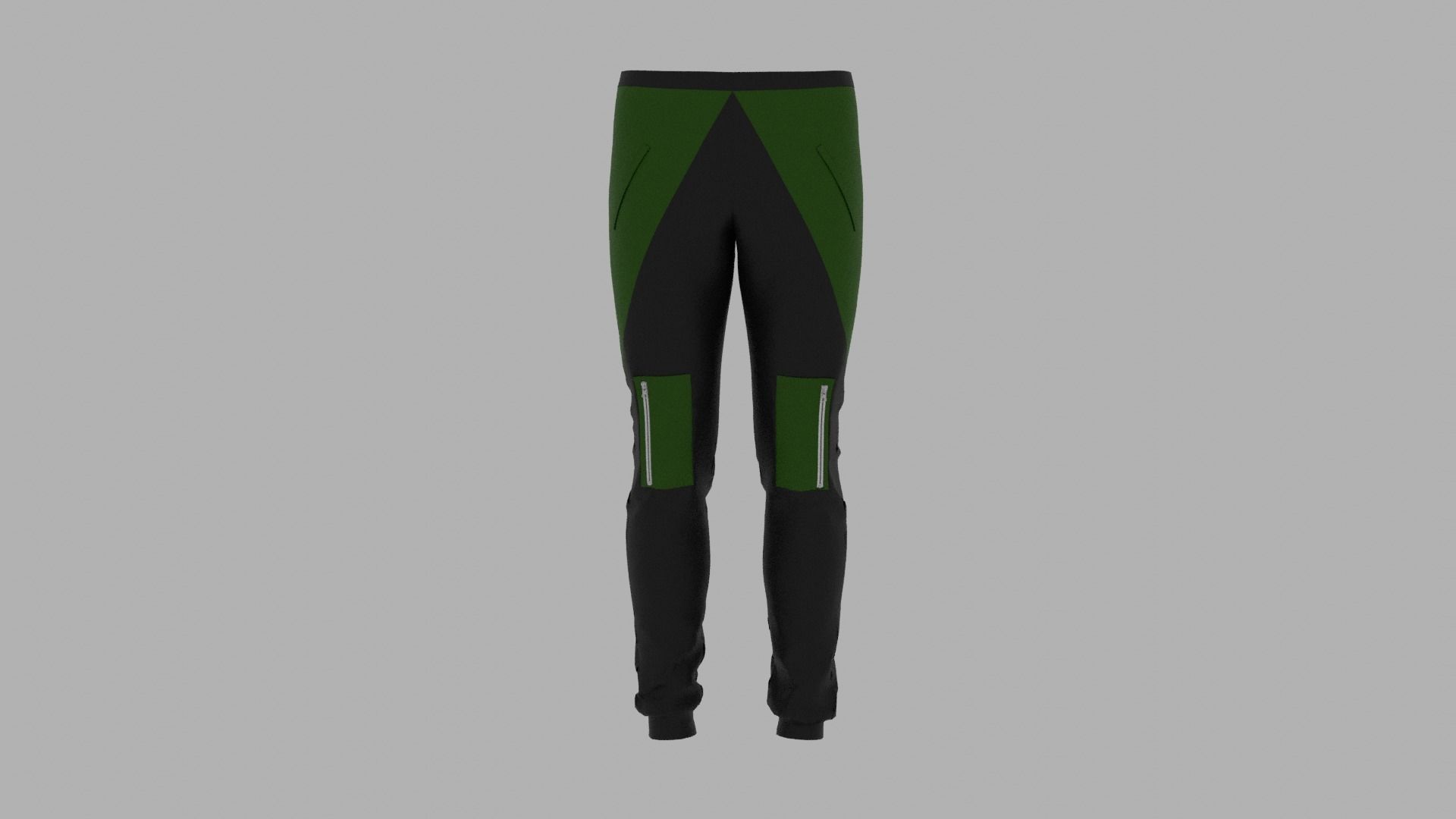 Pants mannequin wearing Low-poly 3D model_1
