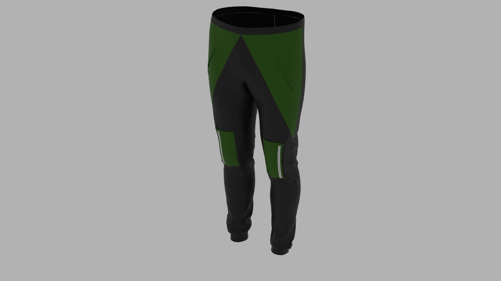 Pants mannequin wearing Low-poly 3D model_5