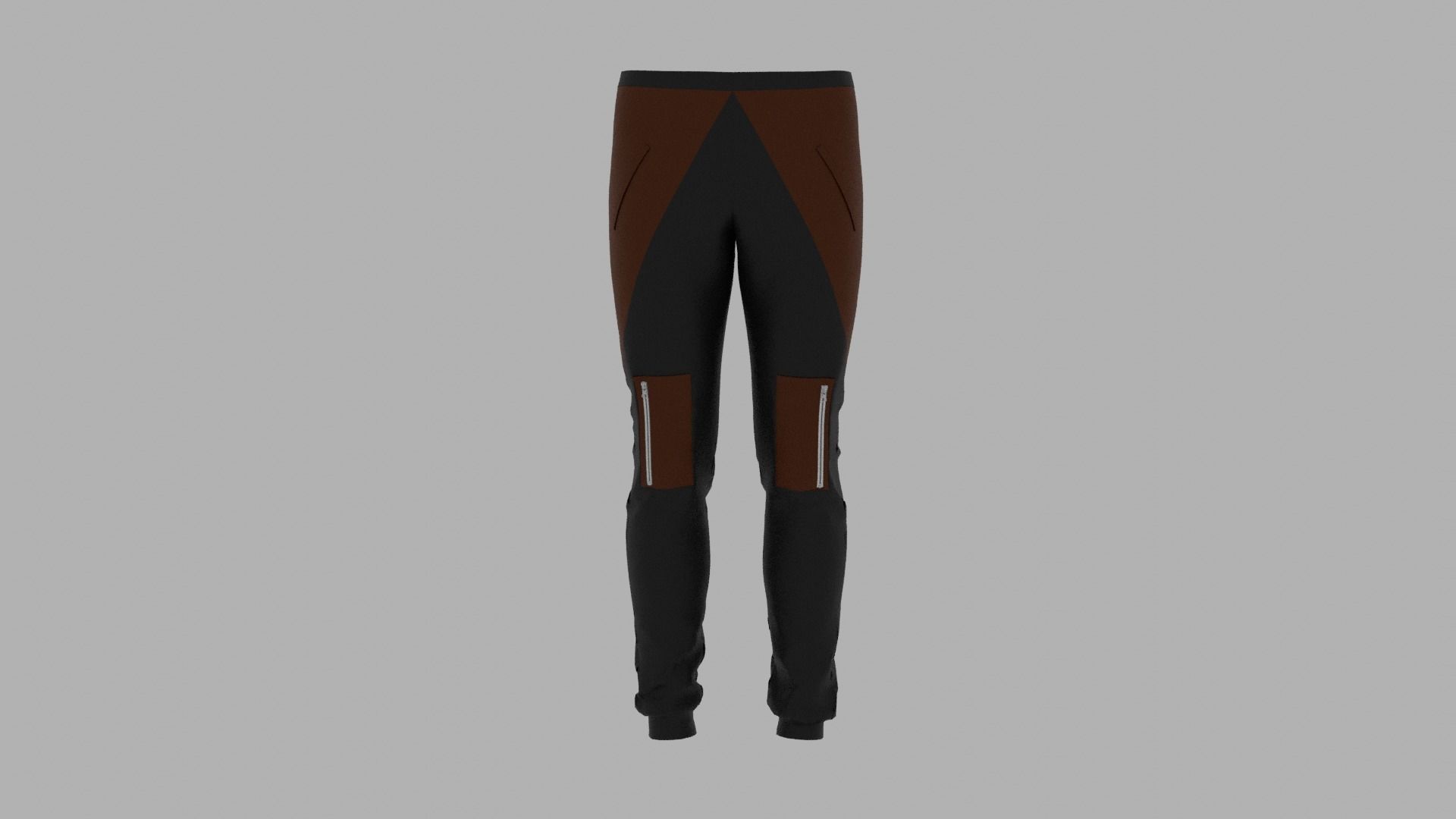 Pants mannequin wearing Low-poly 3D model_1