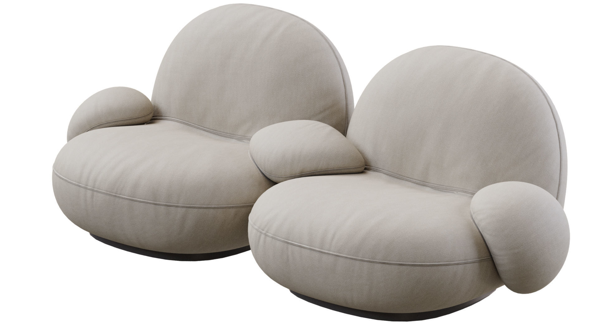 Pacha Sofa By Gubi 3D model_9