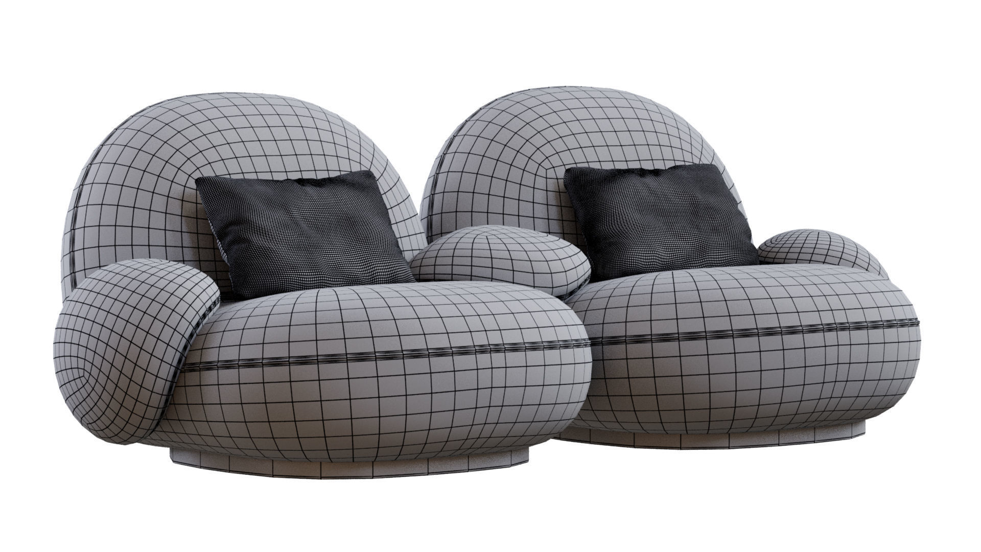 Pacha Sofa By Gubi 3D model_25