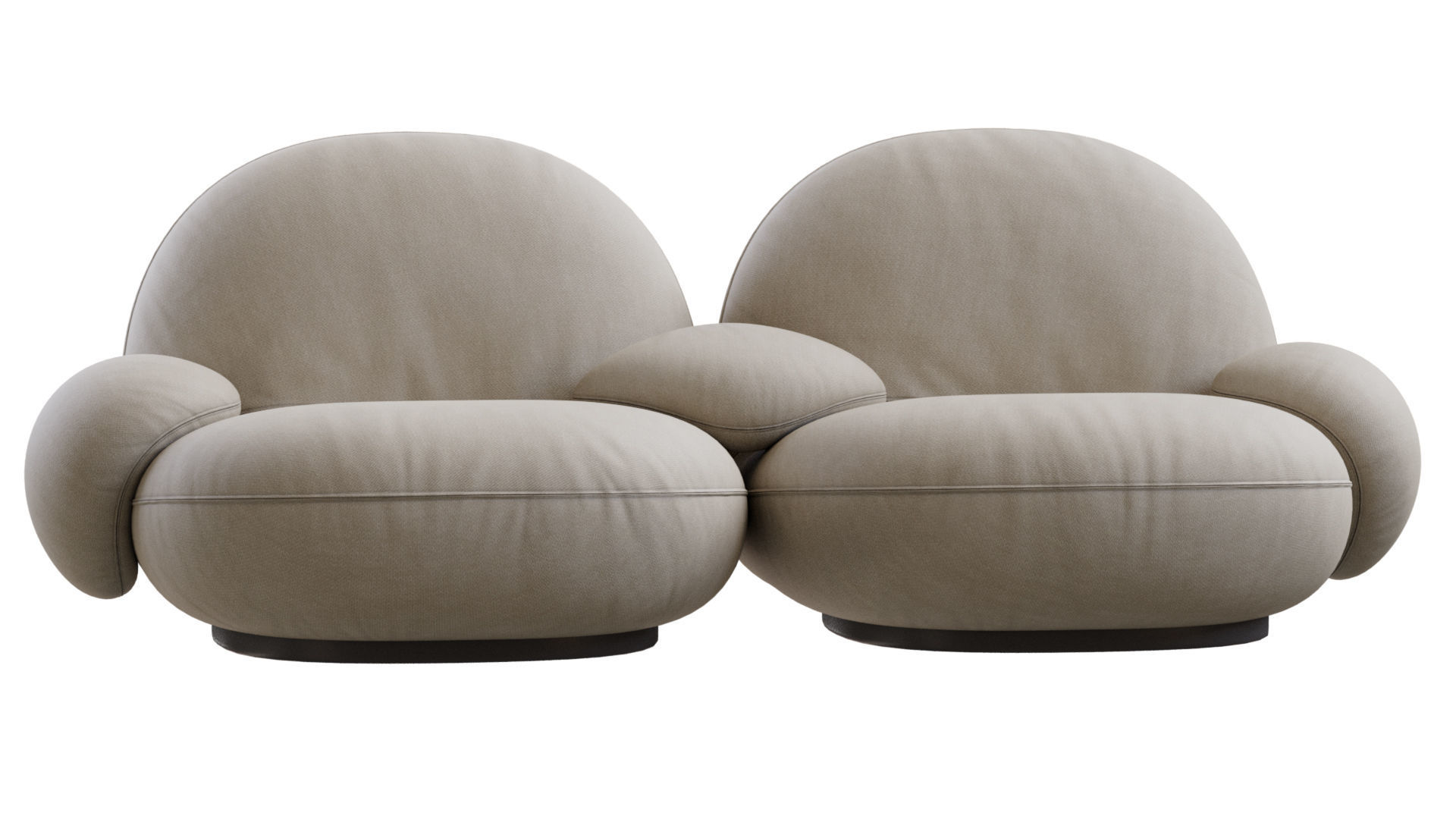 Pacha Sofa By Gubi 3D model_2