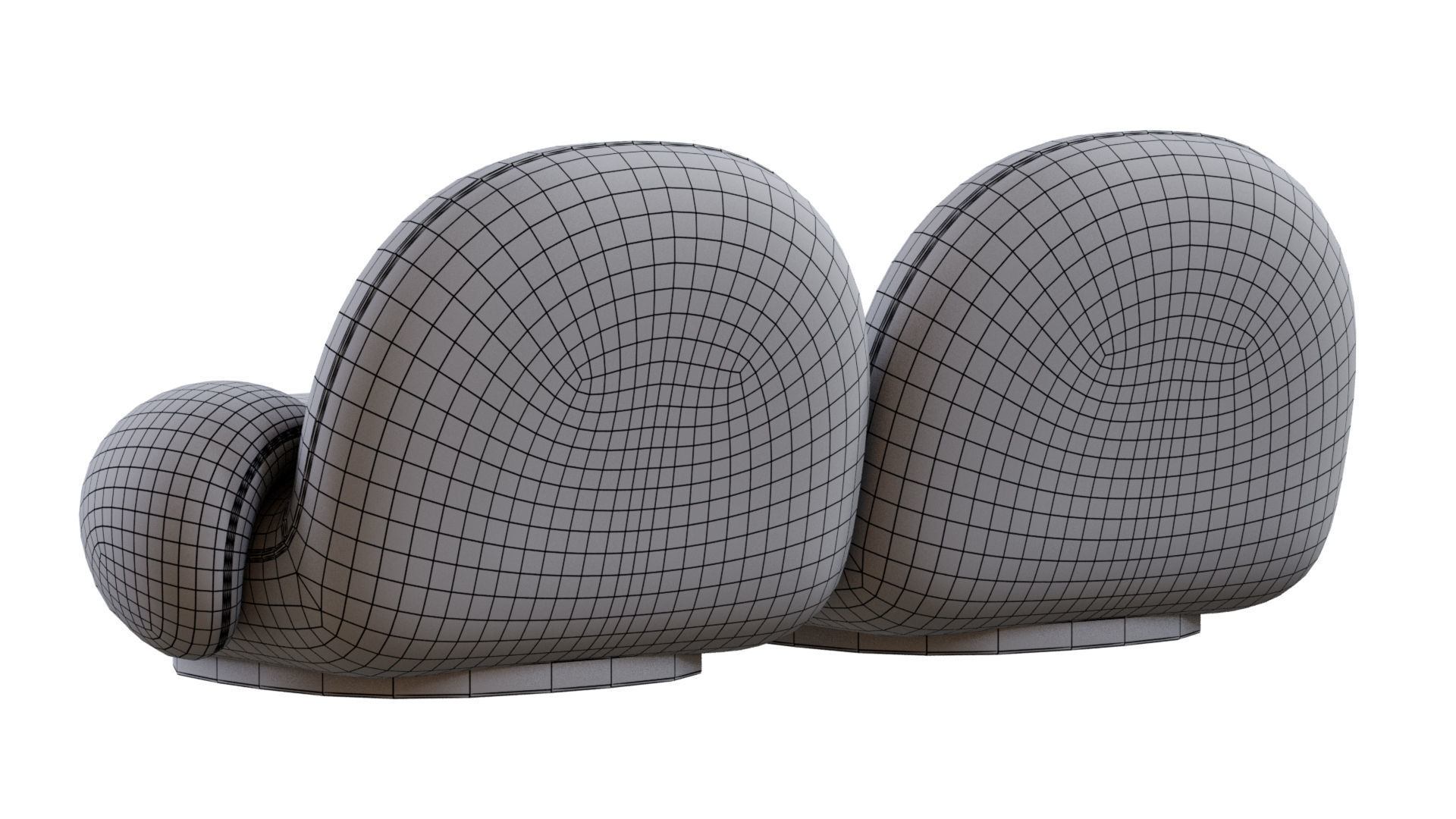 Pacha Sofa By Gubi 3D model_26