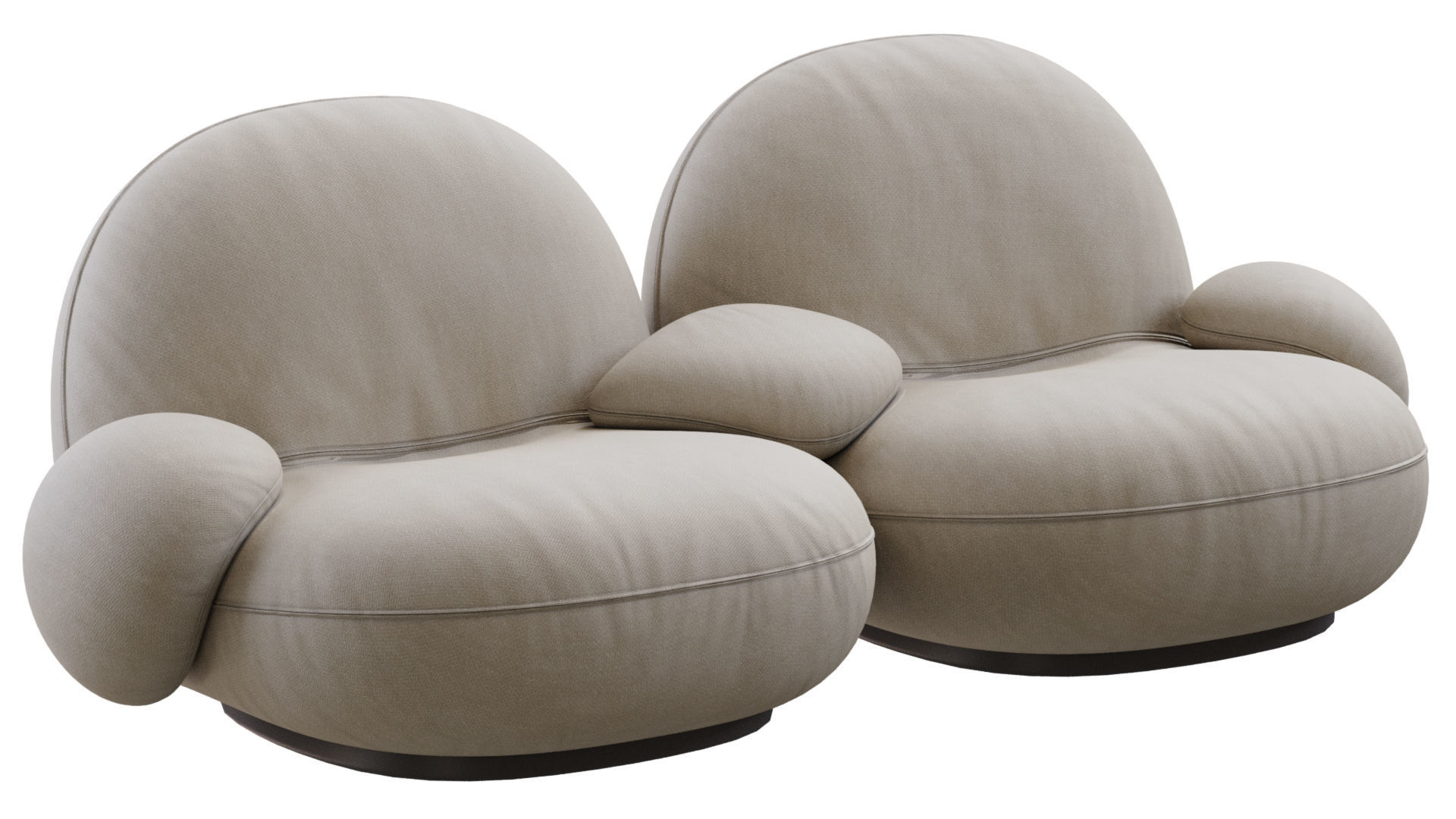 Pacha Sofa By Gubi 3D model_5