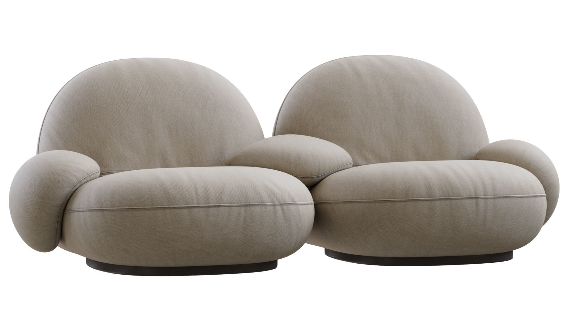 Pacha Sofa By Gubi 3D model_4