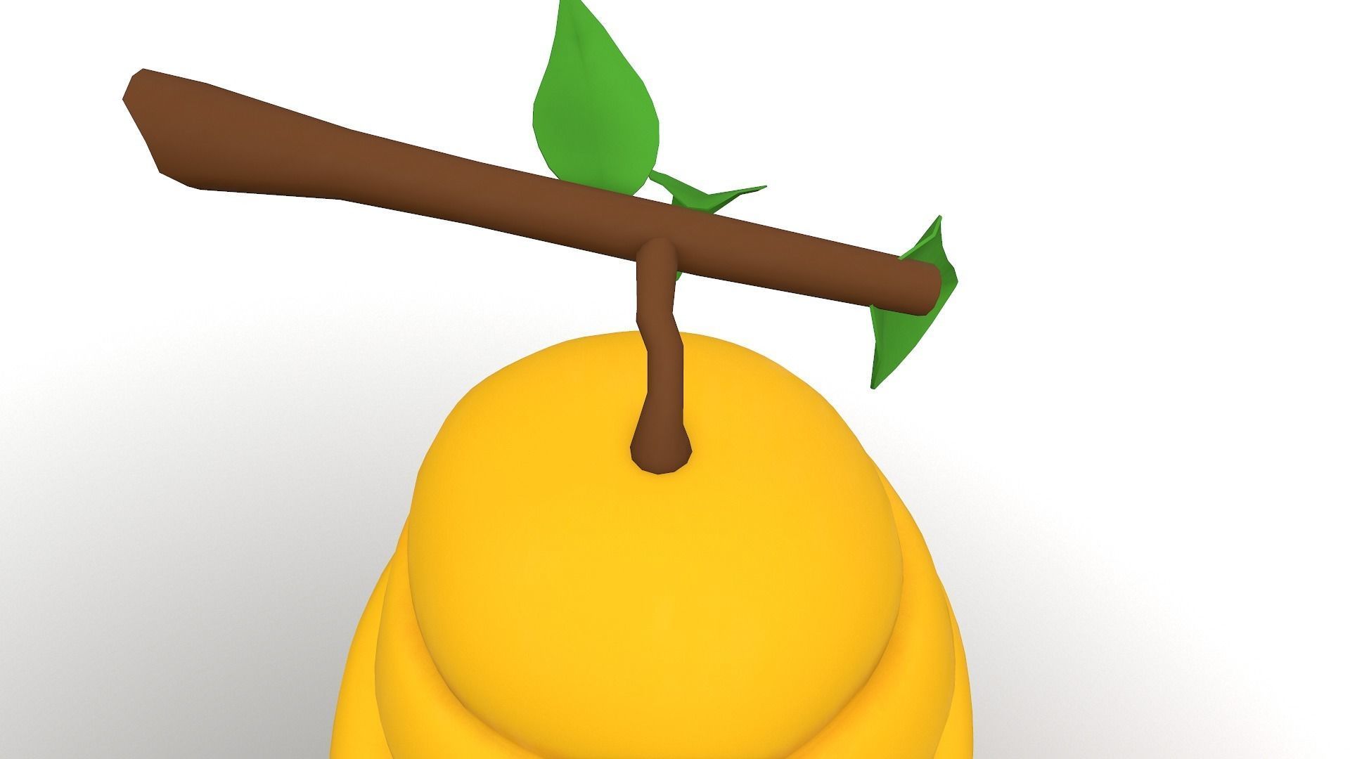 Honey Hive Low-poly 3D model_6