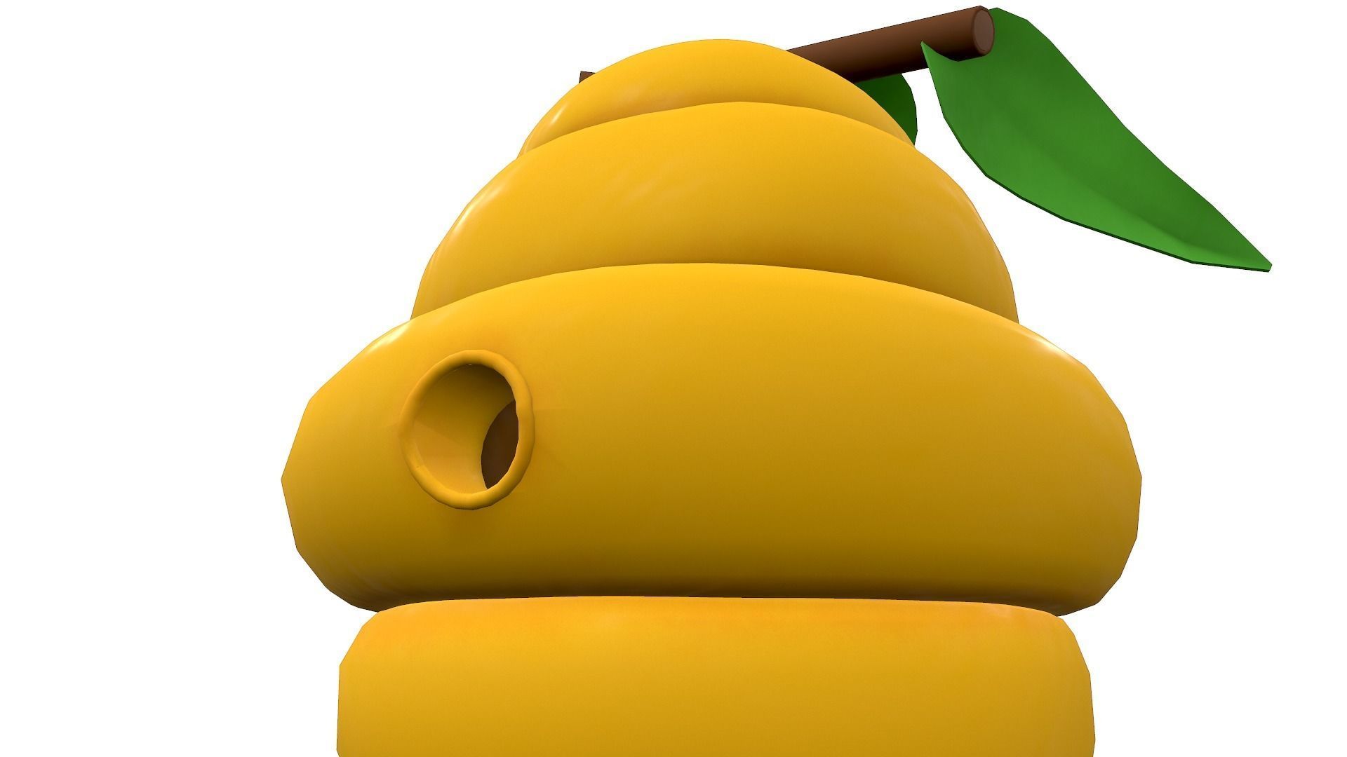 Honey Hive Low-poly 3D model_5