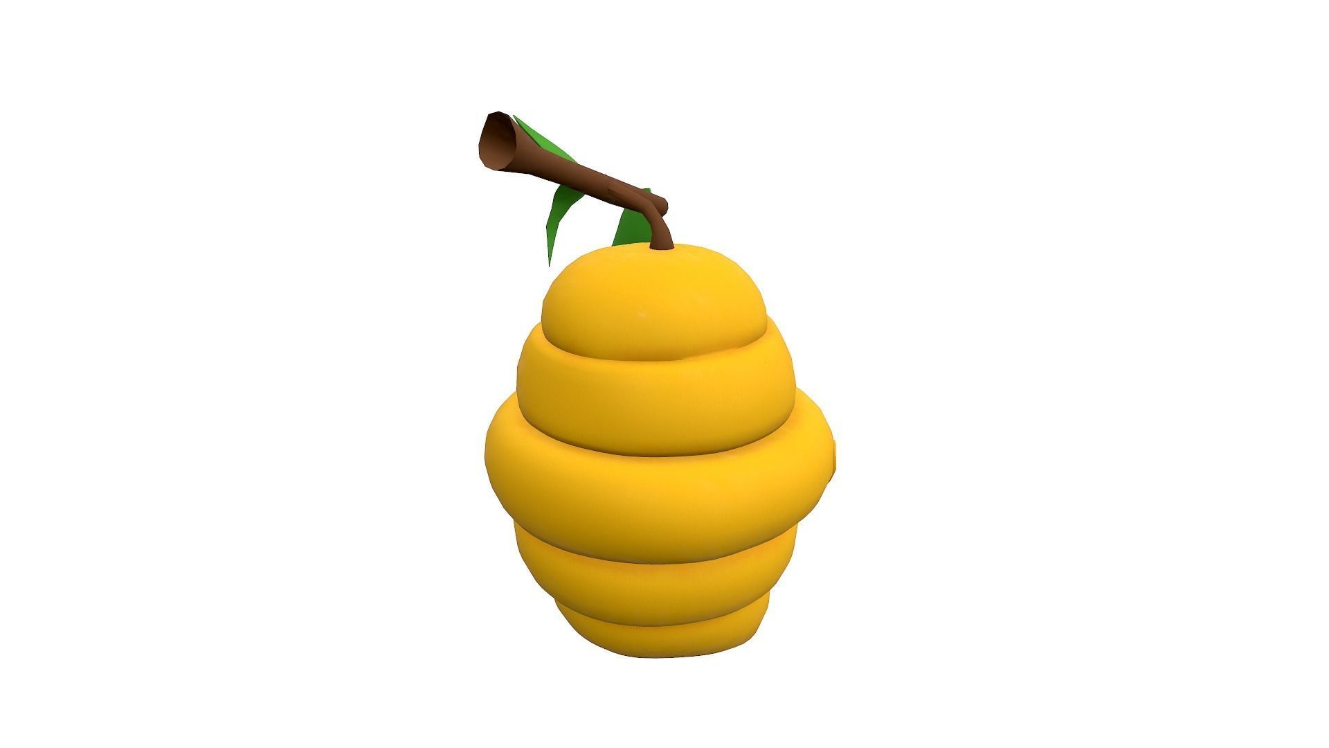Honey Hive Low-poly 3D model_3