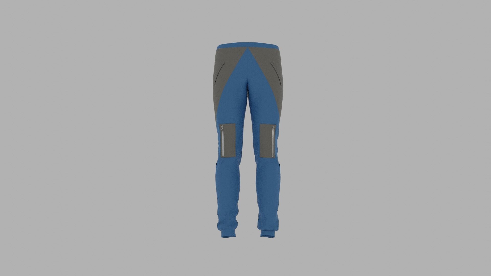 Pants mannequin wearing Low-poly 3D model_7