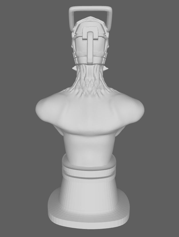 Chainsaw Man Bust 3D print model 3D print model_3