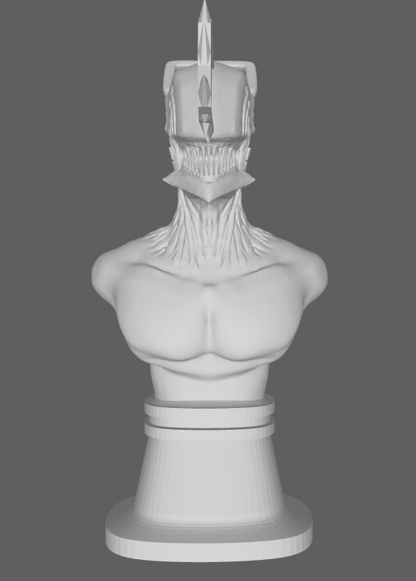 Chainsaw Man Bust 3D print model 3D print model_1