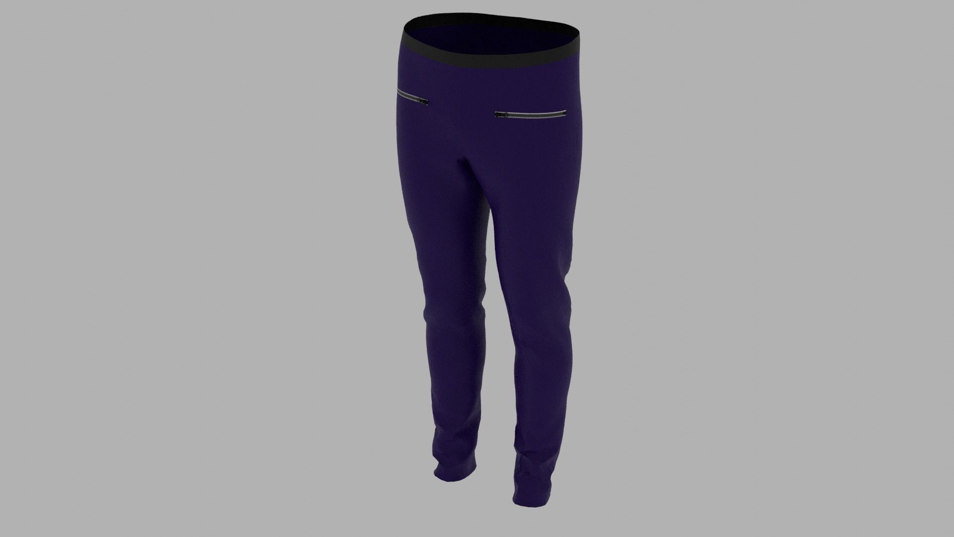Pants leggings Low-poly 3D model_5