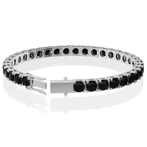 Tennis braclet 5mm gem round 