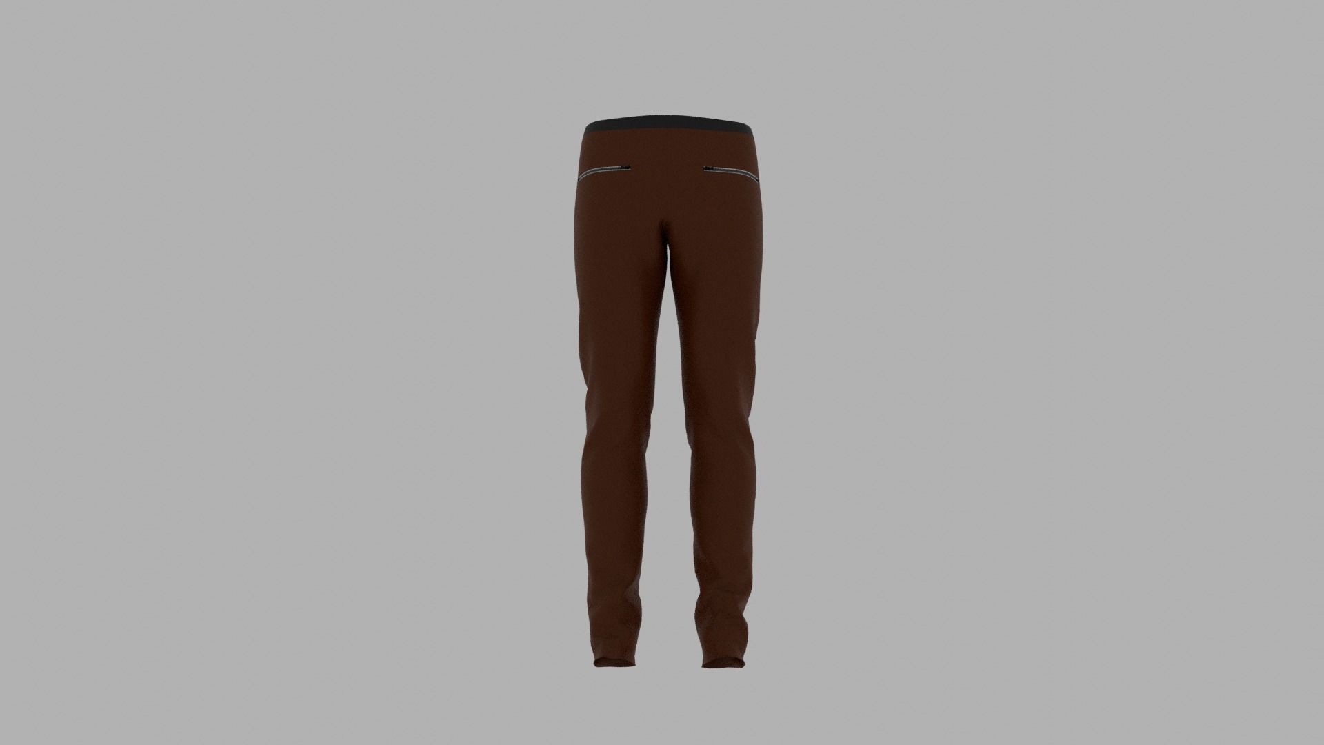 Pants leggings Low-poly 3D model_7
