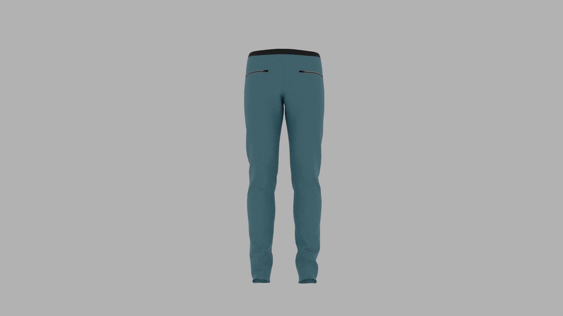 Pants mannequin wearing Low-poly 3D model_7