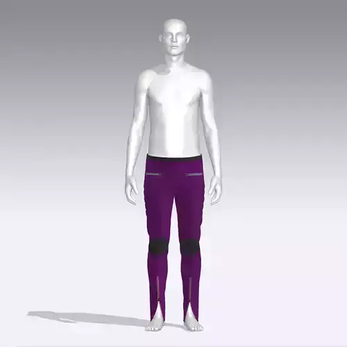 Pants mannequin wearing leggings