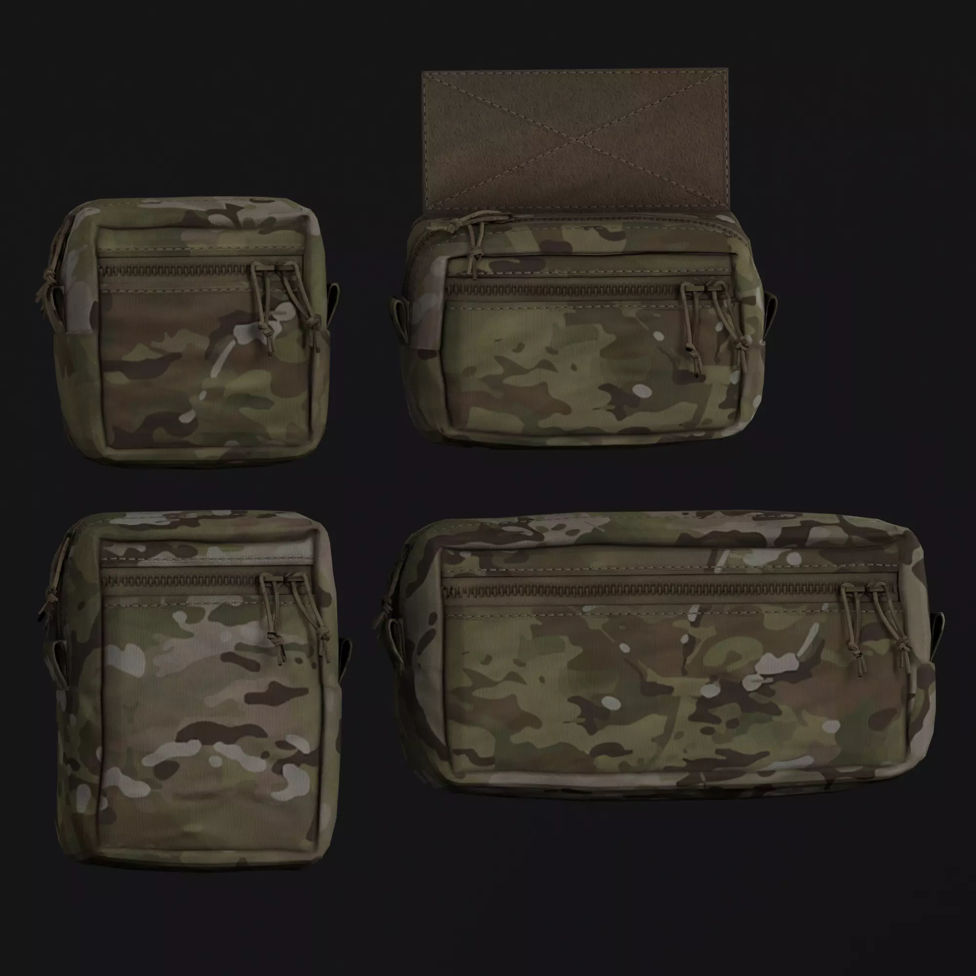 Spiritus Systems GP Pouch Suite Low-poly 3D model_0