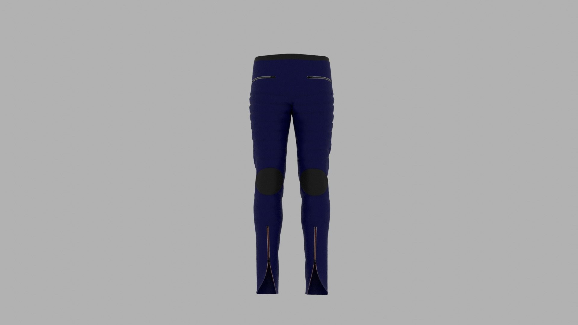 Pants mannequin wearing leggings Low-poly 3D model_7