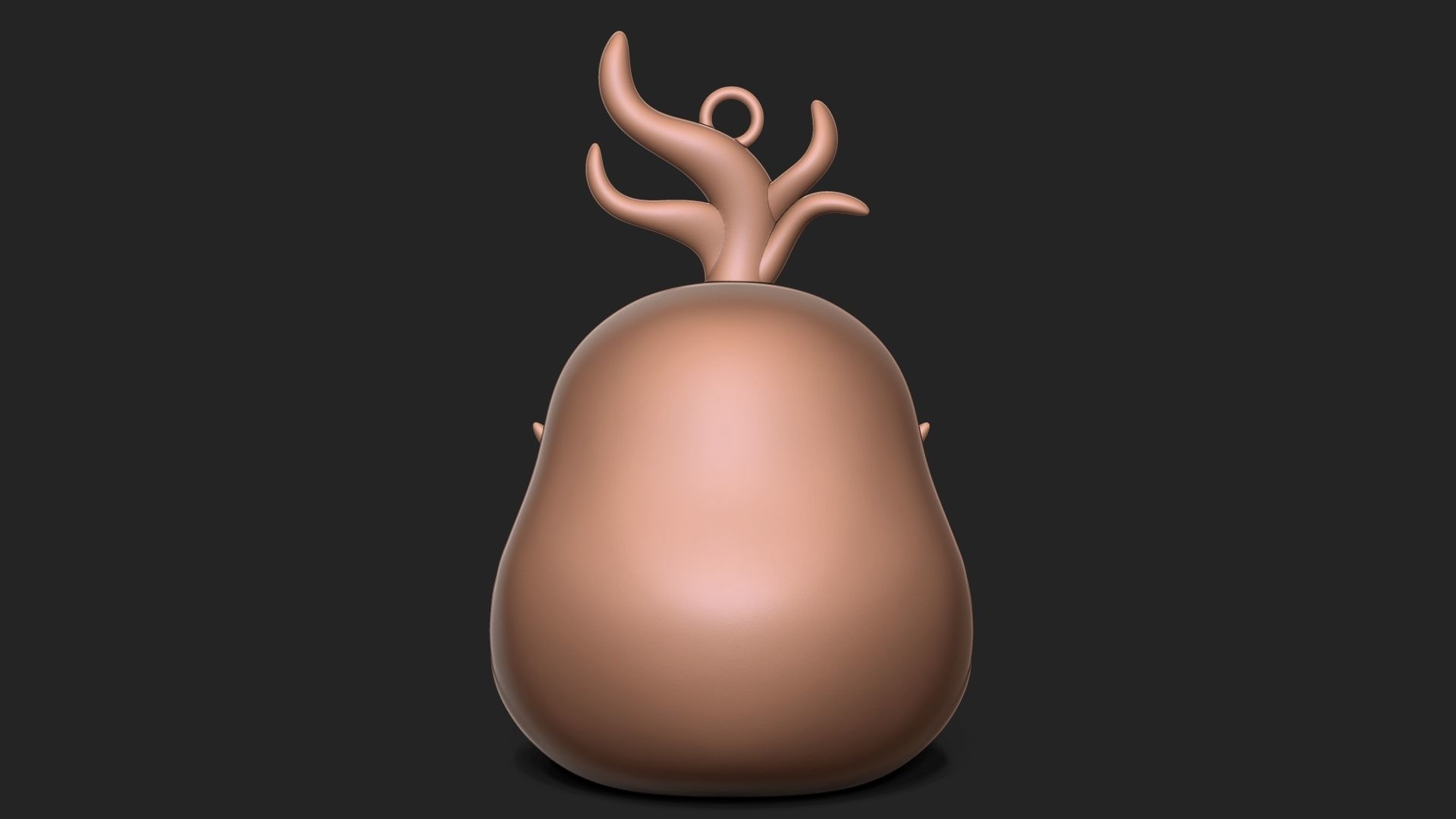 THE GRINCH Keychain 3D print model_4